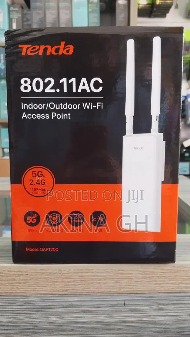 Tenda Ac1200 Indoor/Outdoor Wi-Fi Access Point Oap1200 · Photo 1