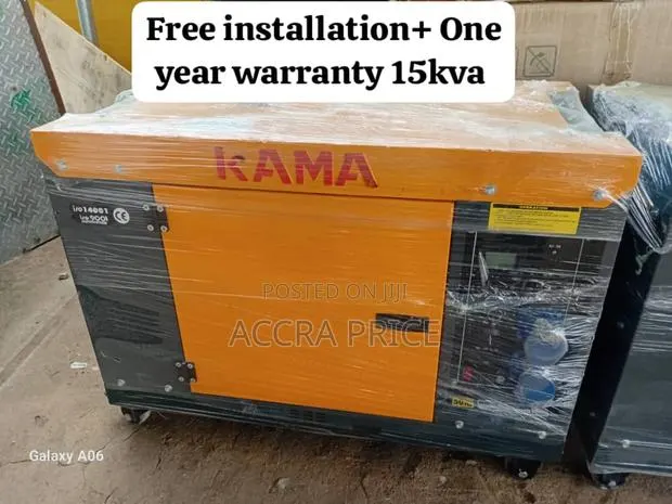 Power All Day Generator 15kva Kama Diesel Bearable Noise · Photo 1