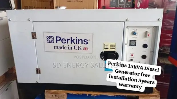 Original Perkins 15kVA Diesel Generator With Low Fuel Consumption · Photo 1