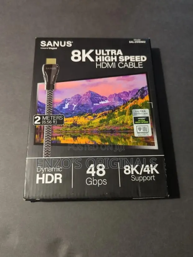 Hdmi 2.1 Genuine Certified Original Brand Sanus Made In Usa. 8k Uhd 2m · Photo 1