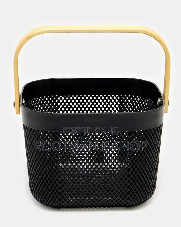 Black Square Storage Basket · Photo 1