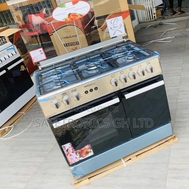 Get Accurate Mediatech 60x90cm Free Standing 5 Gas Burner Cooker · Photo 1