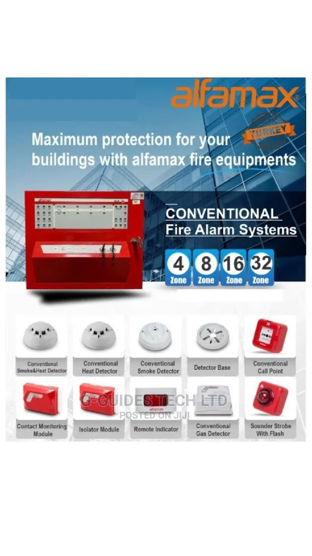 Alfamax Fire Alarm System 4 Zone · Photo 1