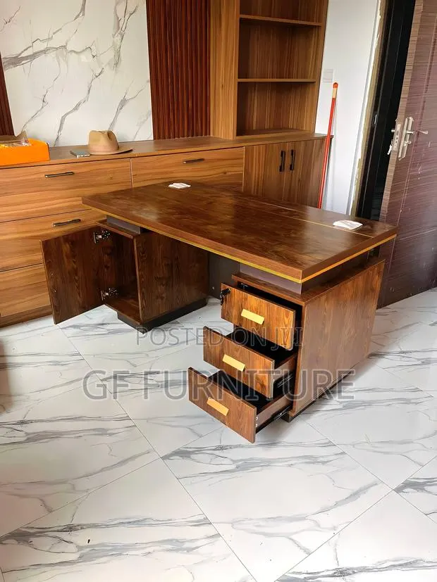 Office Desk 1.4m With Drawers · Photo 1