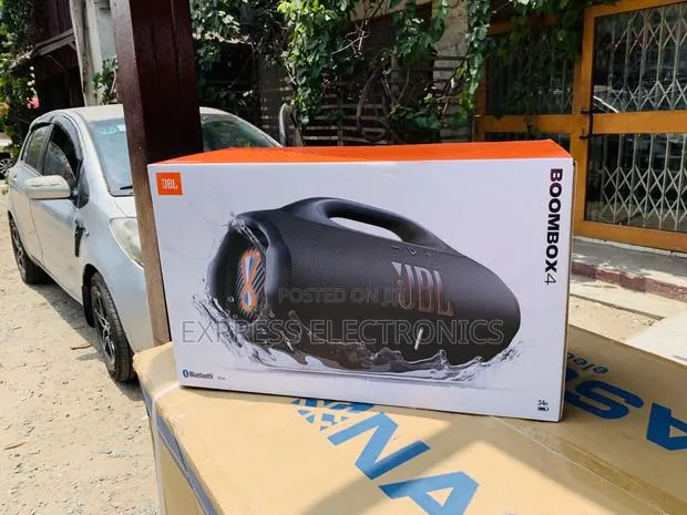 Brabd New Boombox 4 Bluetooth Speakers Black Best at Store · Photo 1