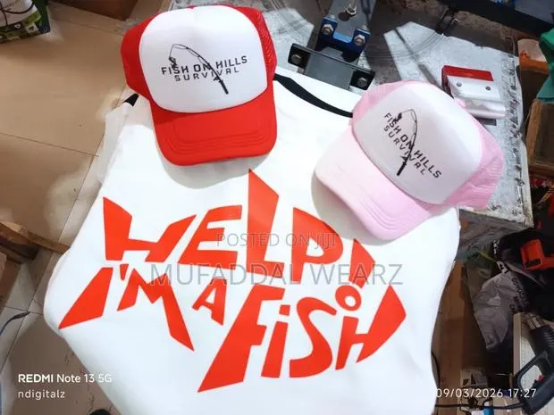 Fish on Hills T-Shirt and Cap Clothings · Photo 1