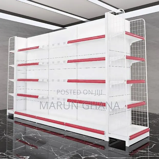 Heavy Duty Metal Supermarket Shelves Retail Store Display Racks · Photo 3
