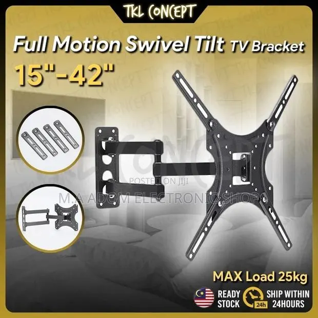 Adjustable Corner Wall Mount for 32”43” · Photo 1