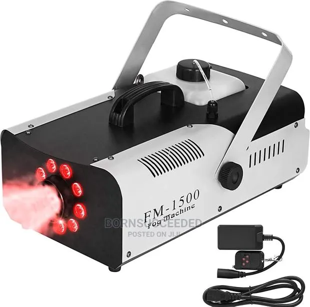 1500w Fog Machine 2l 9 Led Lights Smoke Machine Fog · Photo 1
