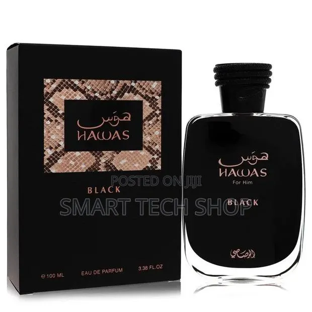 Hawas Black by Rasasi, Eau De Parfum Spray 100 Ml for Men · Photo 1