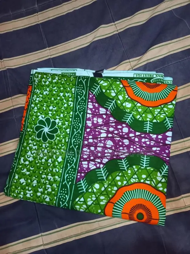 Green African Print(Me Ba W) Abroyire)