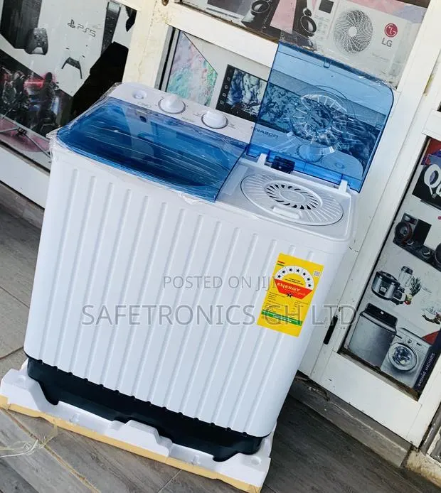 Valuable Sleek Nasco Washing Machine Semi Automatic 8 Kg White · Photo 1