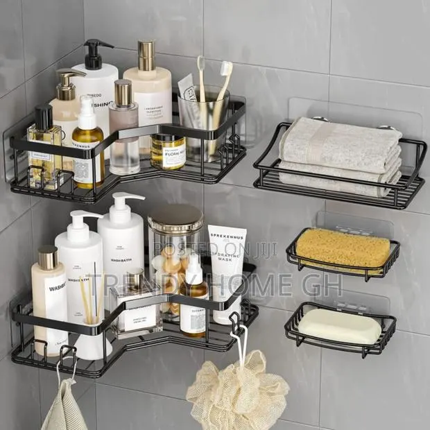 Bathroom Corner Shelf | Space Saver Shower Organizer · Photo 1