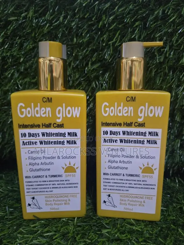 Golden Glow Intensive Halfcast Whitening Milk. 500ml · Photo 1