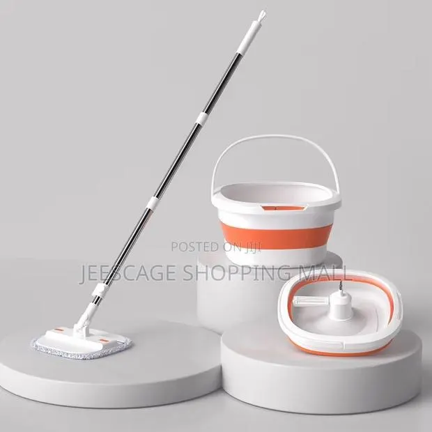 Self-Wringing Spin Mop and Bucket System · Photo 1