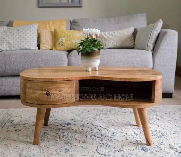 Wave Coffee Table With Drawer · Photo 1