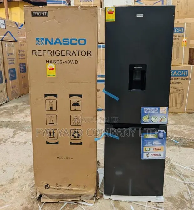 Nasco Nasd2-40wd Bottom Freezer Refrigerator With Water Dispenser 309l · Photo 1