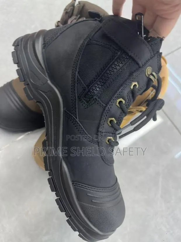 High Cut Tactical Safety Boots With Side Zipper · Photo 1