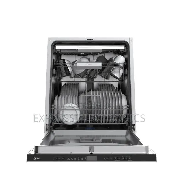 Ultra Modern Midea Dishwasher Built-in 14 Plates Black Wqp14-W7703l(b) · Photo 1
