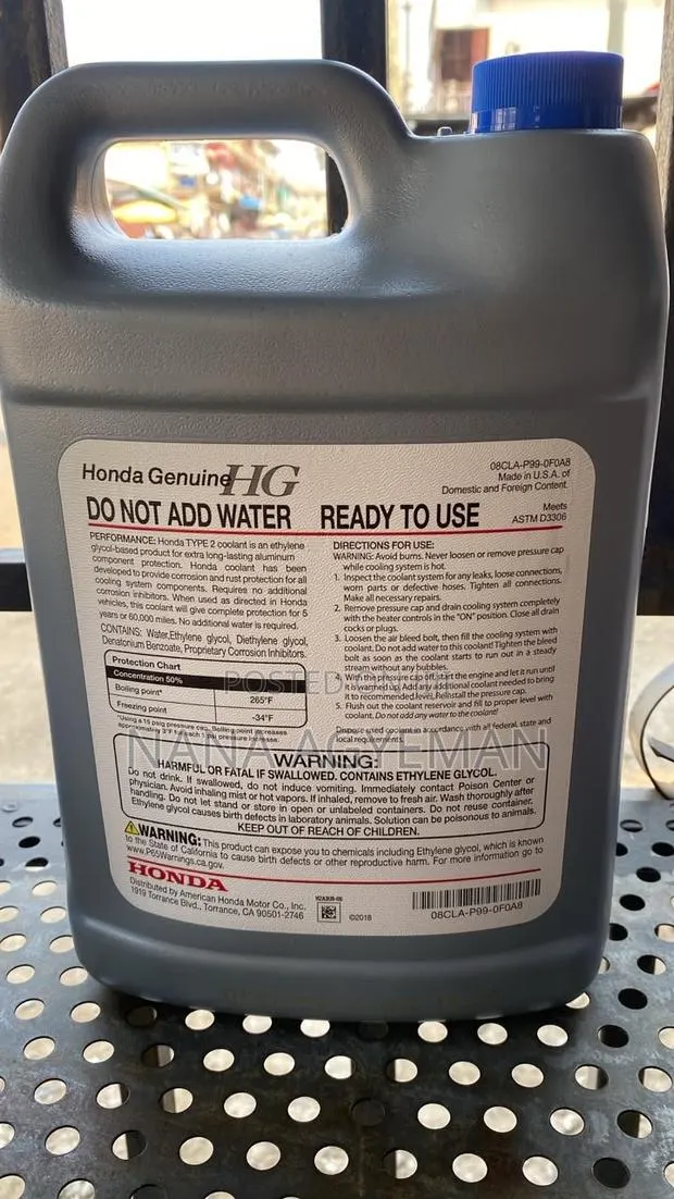 Honda Type 2 Coolant · Photo 1