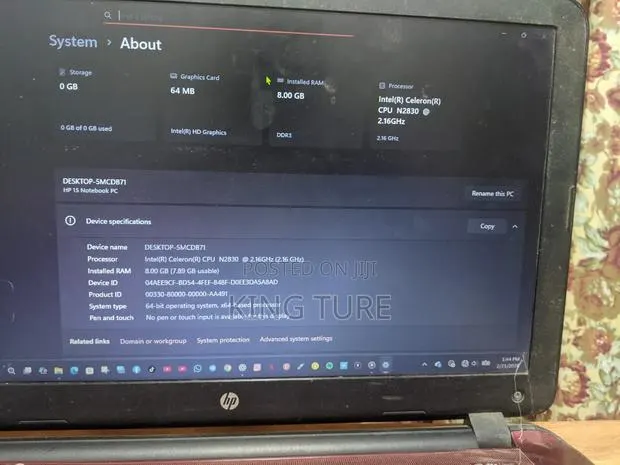 Laptop HP Pavilion 15 8GB Intel Celeron HDD 1T · Photo 1