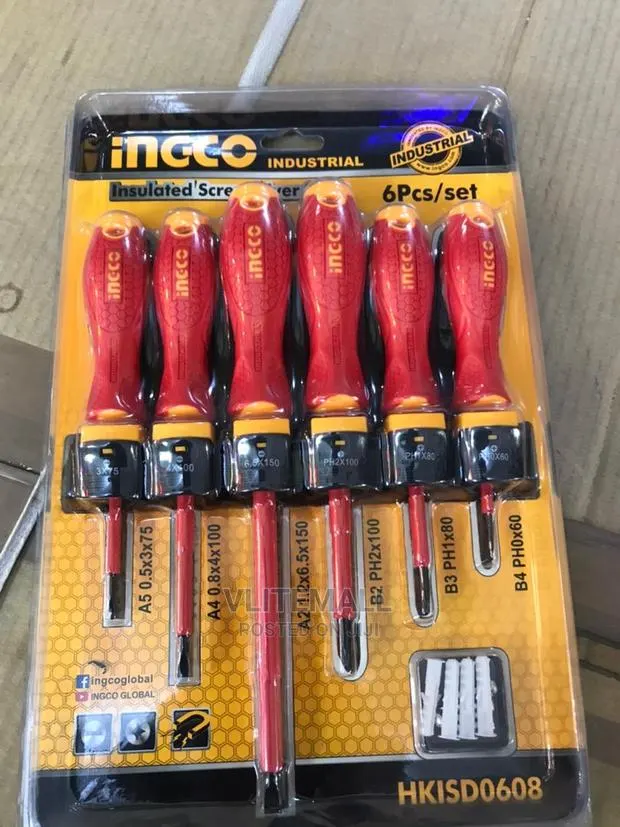 6 Pcs Insulated Screw Driver Set · Photo 1
