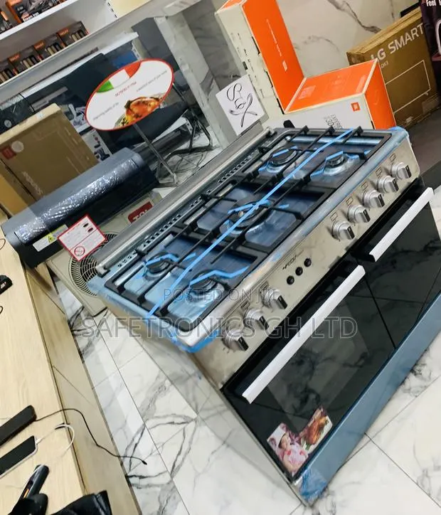 Newly Virtual Mediatech 5 Gas Burner With Oven, Grill, Auto Rotisserie · Photo 1