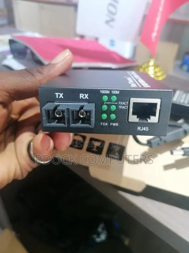 MULTIMODE Fiber Ethernet Media Converter GIGABIT · Photo 1
