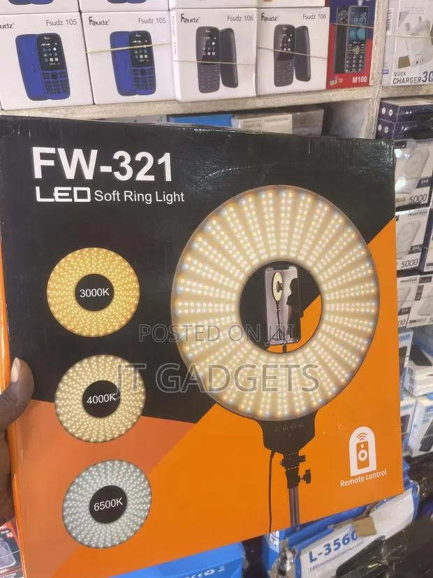 FW LED Soft Ring Light With Tripod (FW-171/321/451) · Photo 3