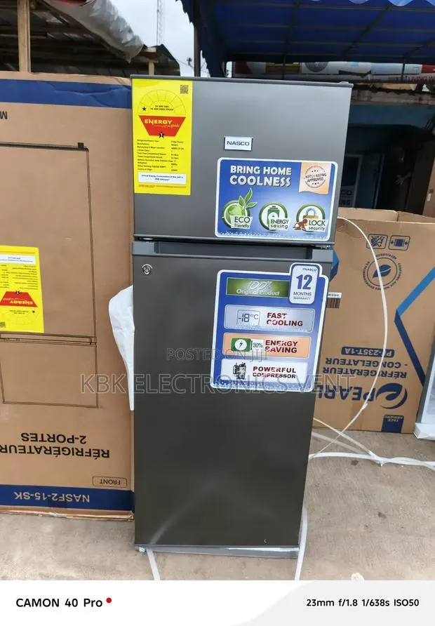 Nasco 107liter Double Door Refrigerator · Photo 1
