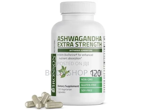Bronson Ashwagandha Extra Strength Stress and Mood Support - 120 Caps · Photo 1