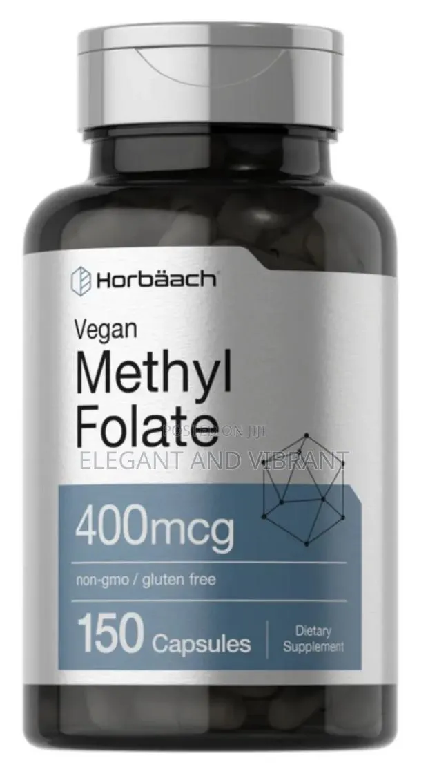 Methyl Folate 400mcg | 150 Capsules · Photo 1