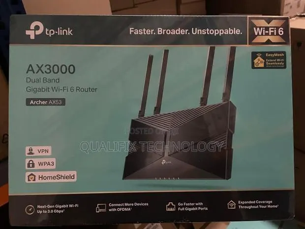 TP-Link Archer AX53 AX3000 Dual Band Gigabit Wi-Fi 6 Router · Photo 1