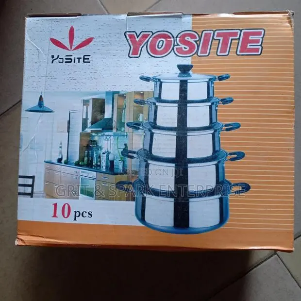 Brand New 5 PCS Stainless Yosite Stock Pots(Pls Read Below) · Photo 1