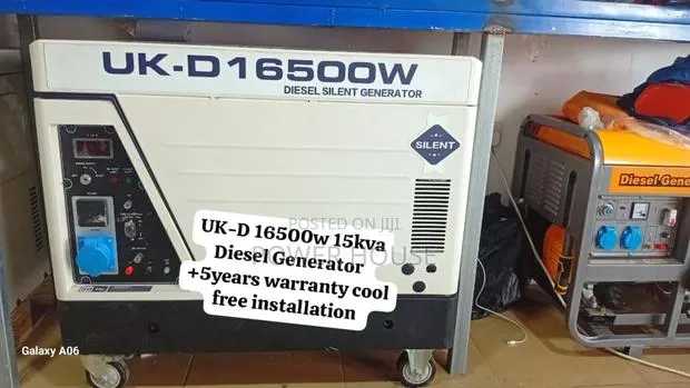 Story Starter Uk-D 15kva 16500watts Diesel Generator Uk-D 15kva Silent · Photo 1