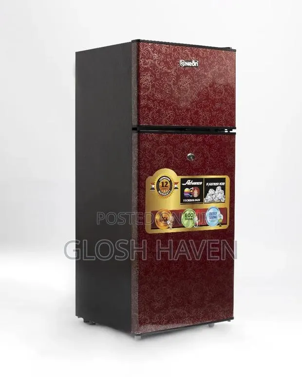 Neon Tabletop Double Door Fridge · Photo 1