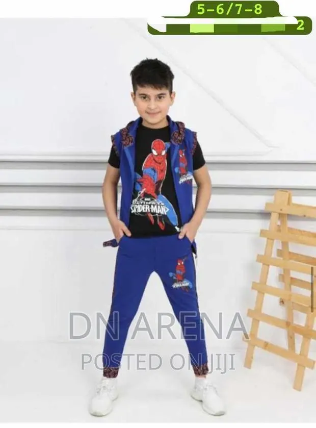 3pcs Boys Spider Man Outfit for 3 to 12yrs · Photo 1