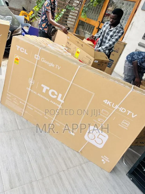 Get Unique TCL 65” Uhd Smart Satellite Android TV(Black) · Photo 1