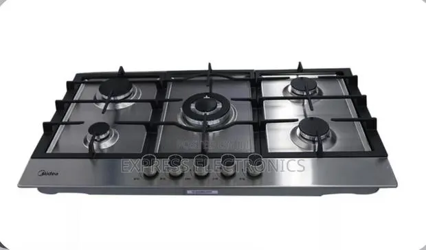 Brand New Midea 90cm 5 Burner Gas Hob| Stainless Steel [90G50ME] · Photo 1