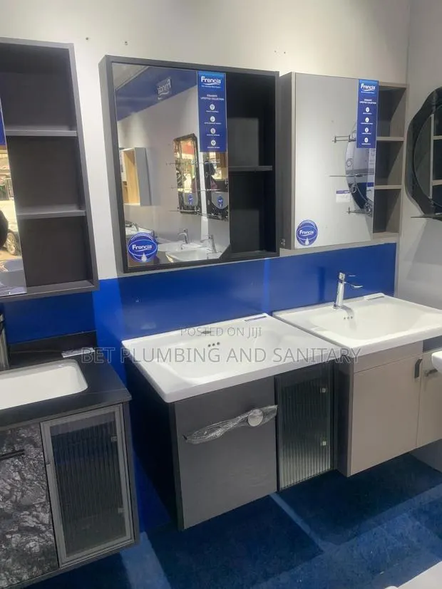 Imported Frencia Cabinet Basin With Mirror_wash Hand Basin and Mirror · Photo 1