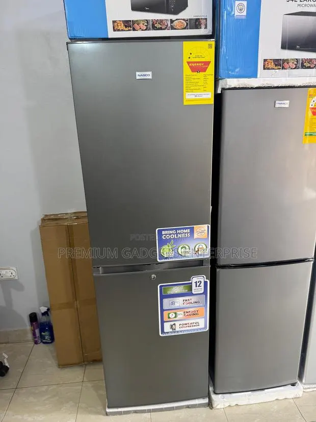 Nasco 258ltr Double Door Energy Saving Bottom Freezer Nasd2-30 Fridge · Photo 1