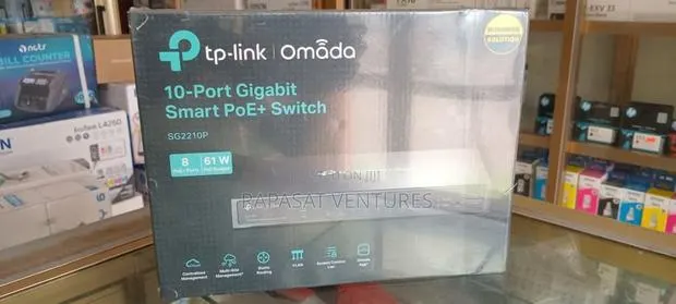 Tp-Link Tl-Sg2210p8-Port Gigabit Smart Poe Switch With 2 SFP Slots · Photo 1