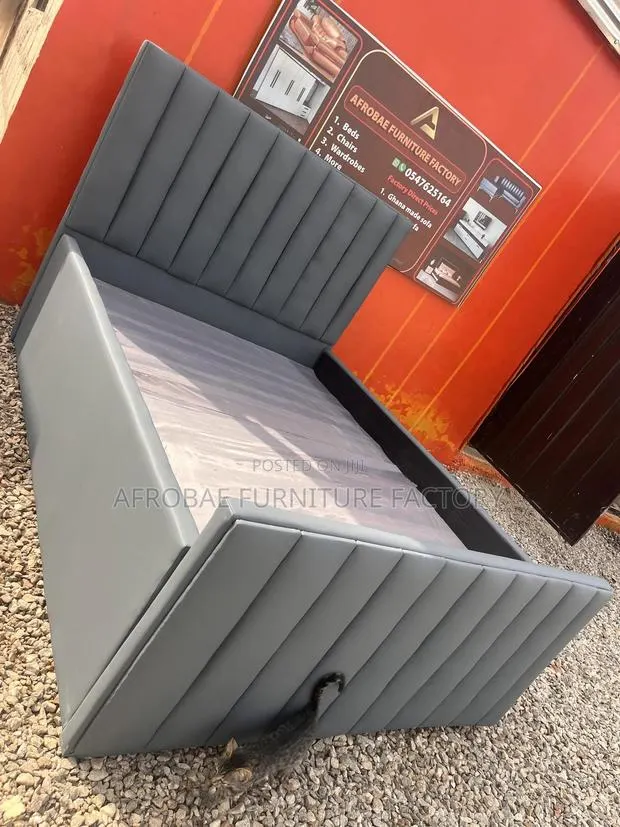 Quality Leather Double Bed · Photo 1