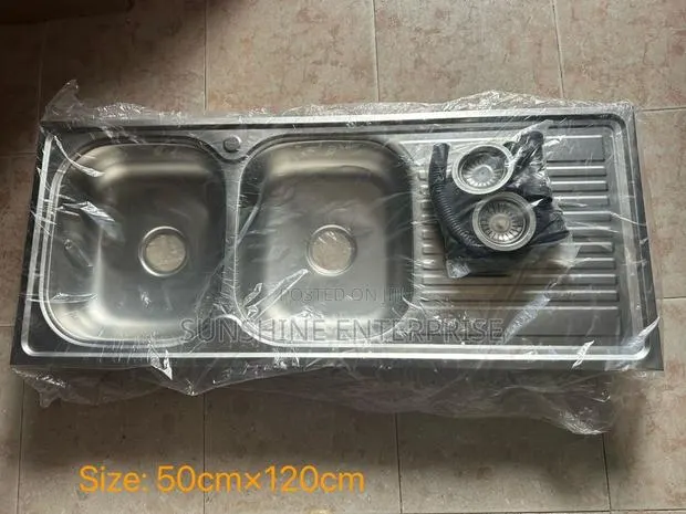 Double Blow Kitchen Sink-Stainless · Photo 1