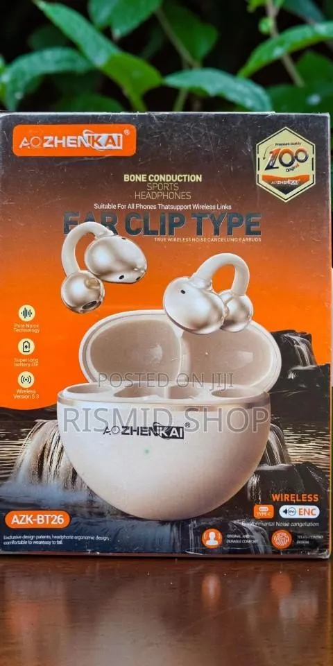 AO ZHENKAI AZK-BT26 Portable Wireless Ear Clip Earphones · Photo 1