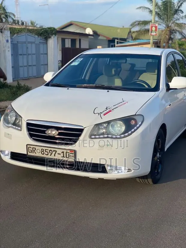 Hyundai Elantra 2.0 GLS 2008 White · Photo 1