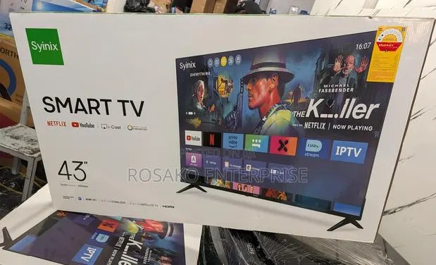 Syinix 43 Inch Smart Digital Satellite 245 GHC /43 Igoogle Tv 2500 · Photo 1