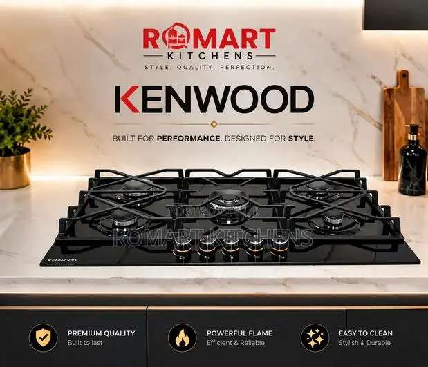 Quality Kenwood 90cm (5 Burner) Ceramic Glass Gas Cooktop. · Photo 1