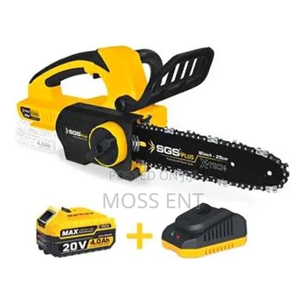 X-Tech Cordless Chainsaw Set 20v 4a 1battery 1charger - Sgs5320 · Photo 1