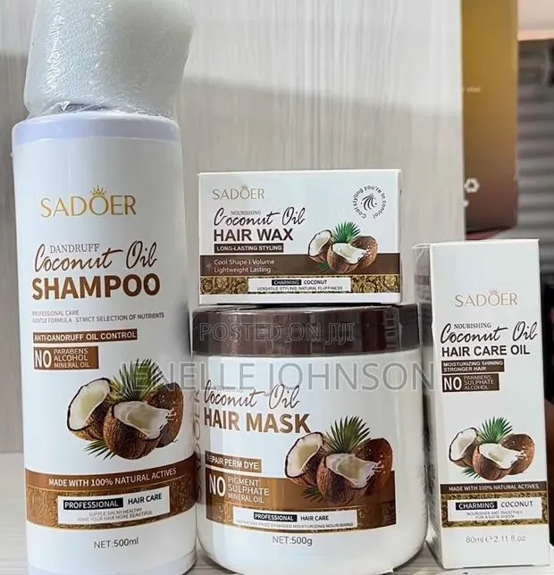 Sadoer Coconut Oil Hair Treatment Set - Complete Nourishment · Photo 1